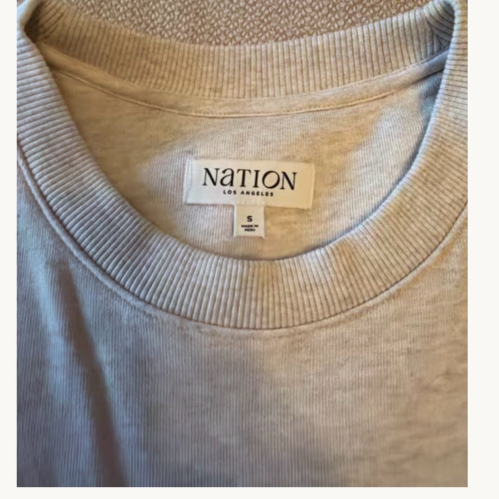 Nation JOVIE 
Sweatshirt size small
Heather oatmeal - Picture 8 of 10